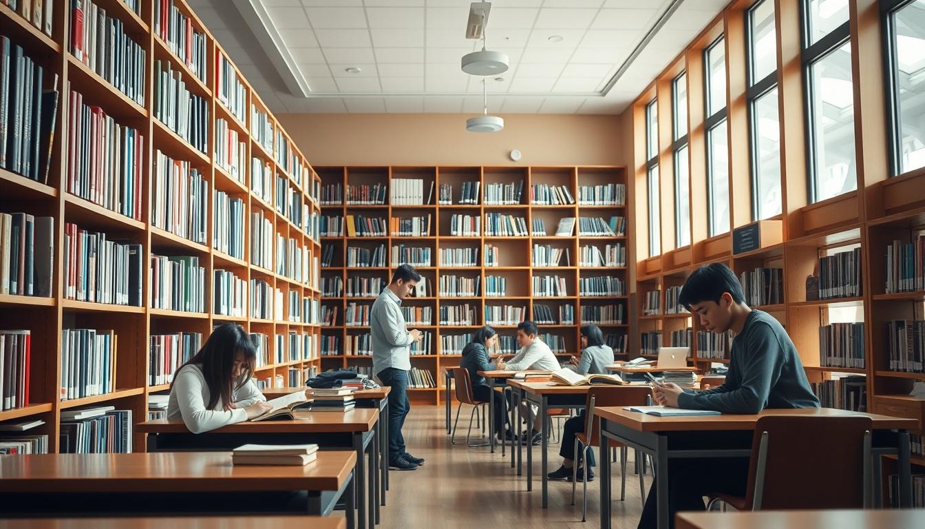 Students and educational resources in a modern learning environment